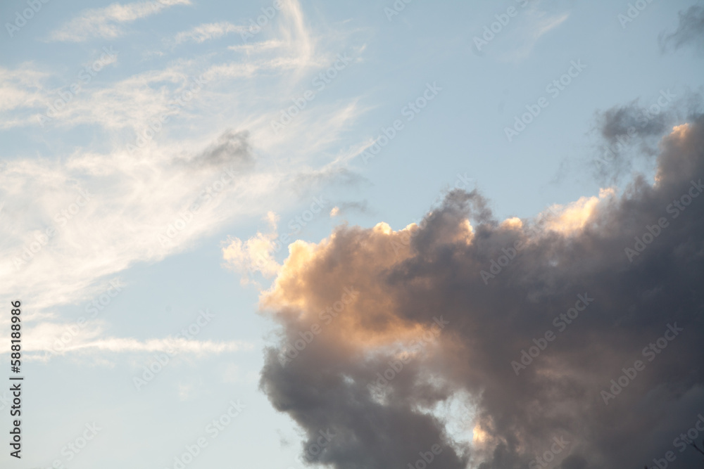 Dramatic storm clouds with blue sky background Dramatic storm clouds with blue sky background