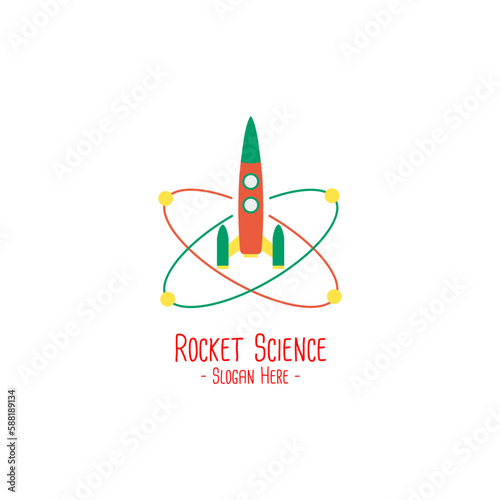 Rocket Logo Design template vector illustration