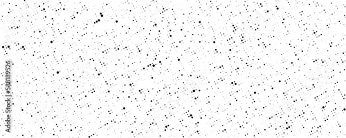 Grunge halftone texture. Comic book style spots and drops. Dirty white and black pixelated noise wallpaper. Dotted surface. Vector background