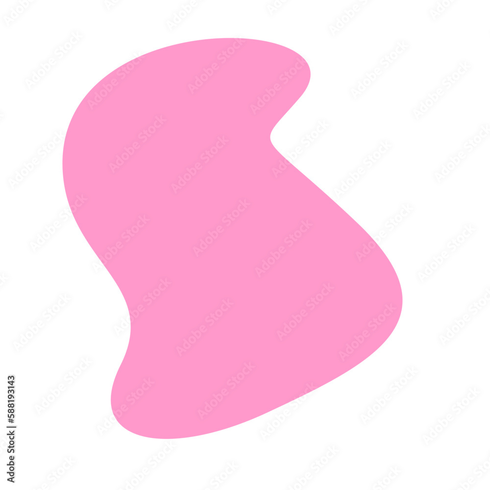 Pink Blob Aesthetic Shape Pink Blob Aesthetic Shape