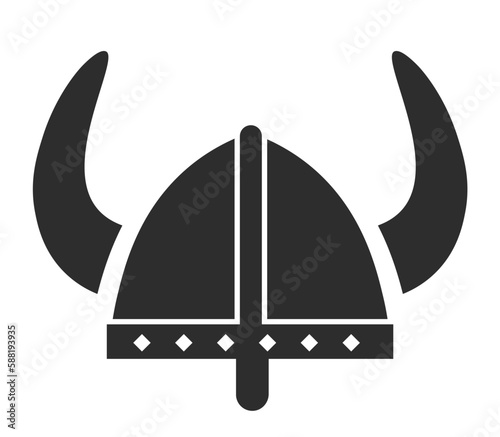 Helmet of tribes or viking warrior fighters vector