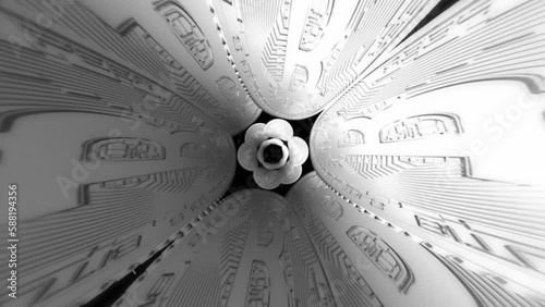 ビットコイン　タイムループトンネル　銀　シルバー