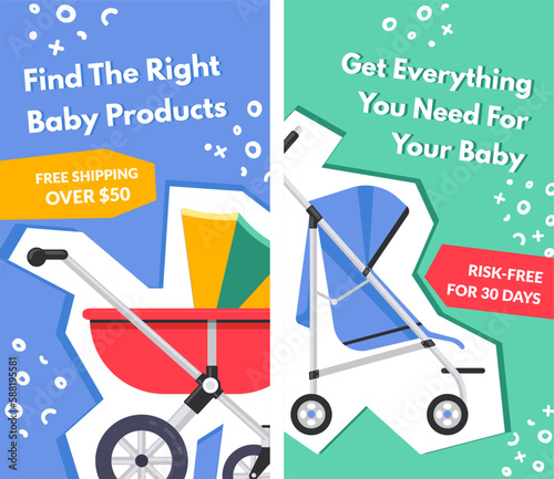 Find right baby products for your baby, banner