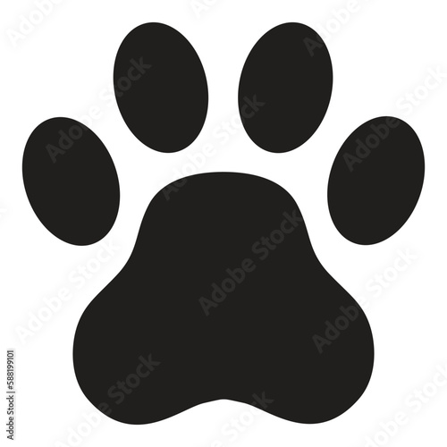 Dog paw print