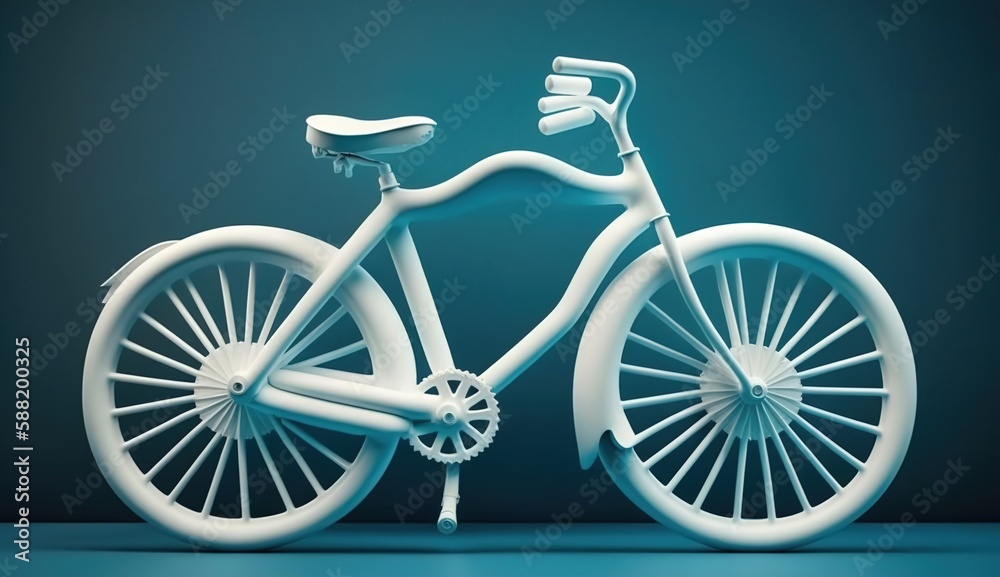 Fototapeta premium World Bicycle Day. Go Green Save Environment.