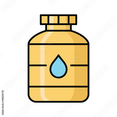 water tank icon vector design template in white background