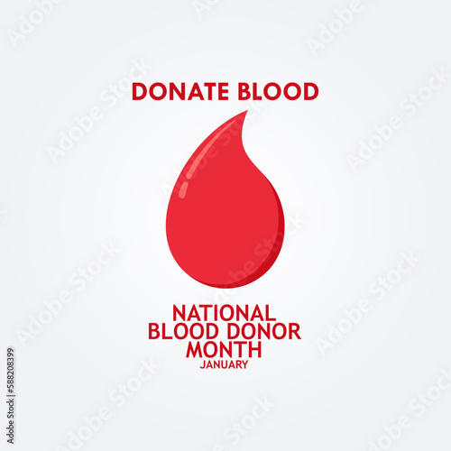 World blood donor day. Vector illustration of Donate blood concept