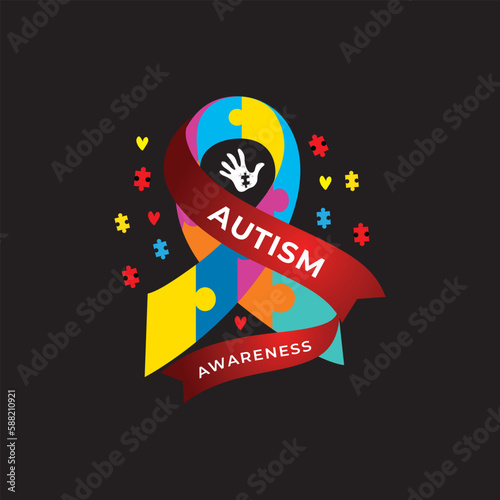 autism awareness  T shirt design