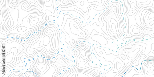 Black and white lines seamless Topographic map patterns, topography line map. Vintage outdoors style. The stylized height of the topographic map contour in lines and contours isolated on transparent.