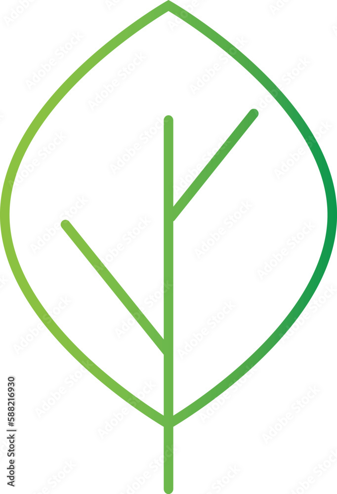 Gradient vector leaves - Leaf Design in different shapes to use in environmental or healthy logo design. Gradient vector leaves - Leaf Design in different shapes to use in environmental or healthy logo design.
