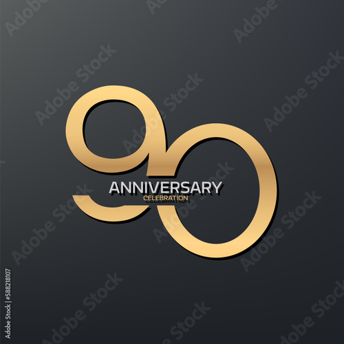 90th Anniversary logotype design.