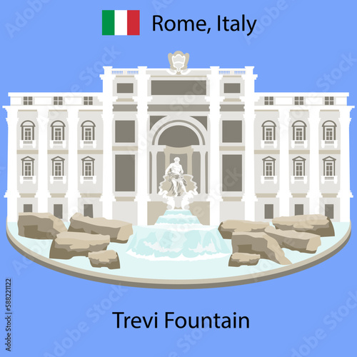 Fountain de Trevi in Rome