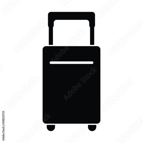travel bag icon, bag vector, travel illustration