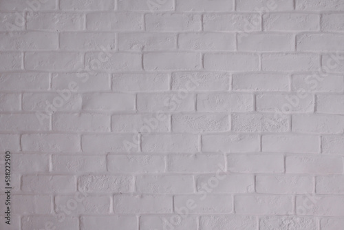 white brick wall texture background  interior design