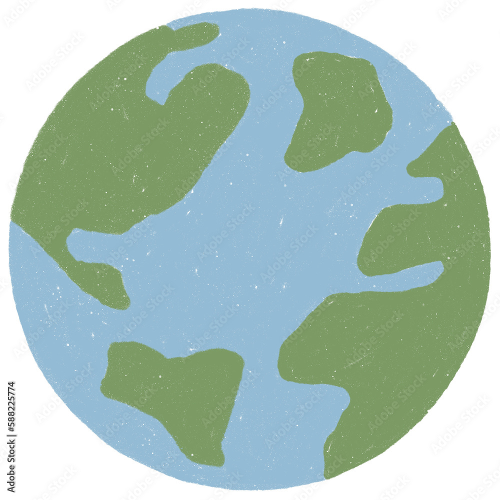 world earth cartoon