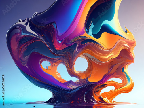 liquid background colorful design