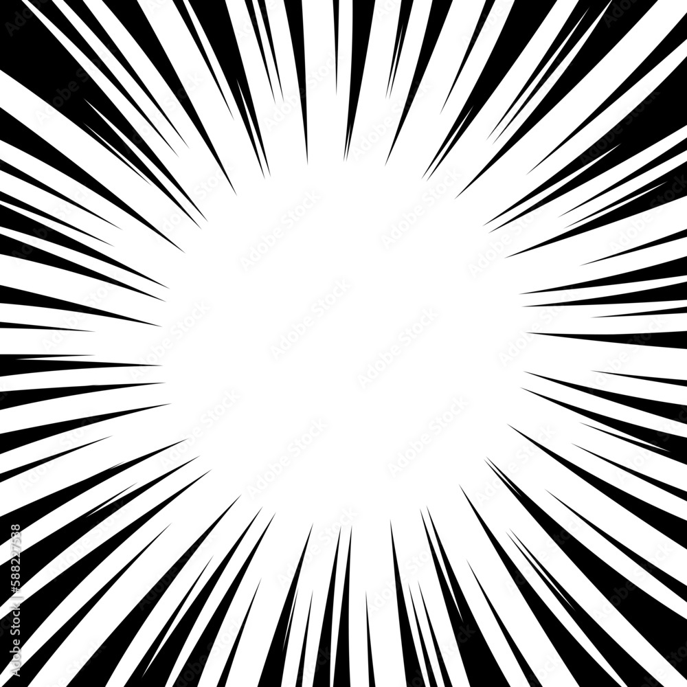 Obraz premium Comic Action Speed Frame