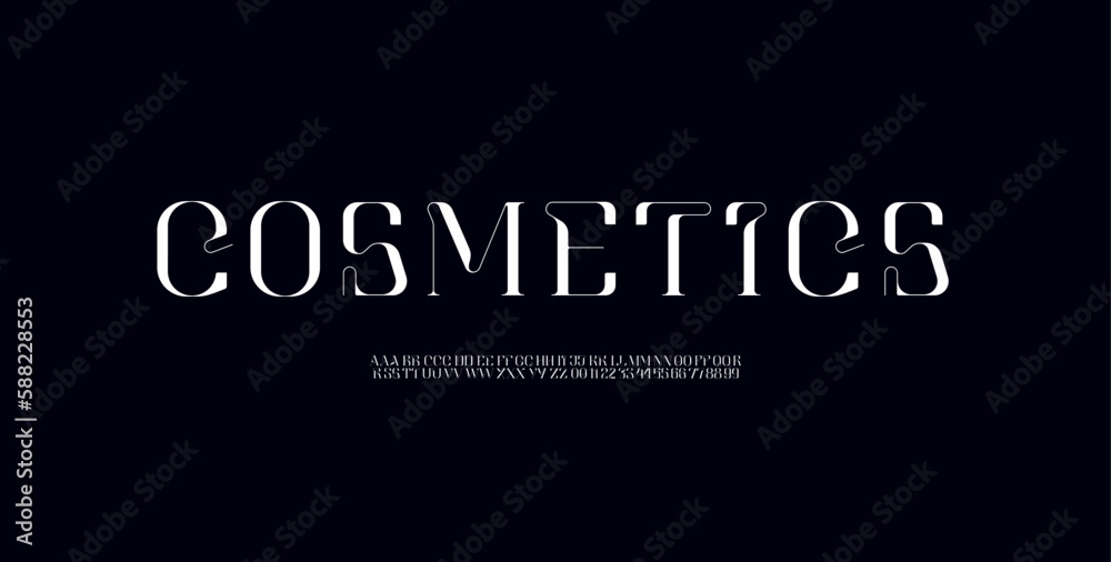Beautiful elegant alphabet serif font, classic lettering perfect for logotypes, invitations, or design, set including two sets of differently letters and numbers, vector illustration 10EPS Beautiful elegant alphabet serif font, classic lettering perfect for logotypes, invitations, or design, set including two sets of differently letters and numbers, vector illustration 10EPS