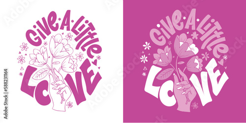 Cute hand drawn doodle lettering postcard, t-shirt design art, mug print, poster art.
