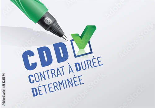 CDD - contrat de travail à durée déterminée en france 