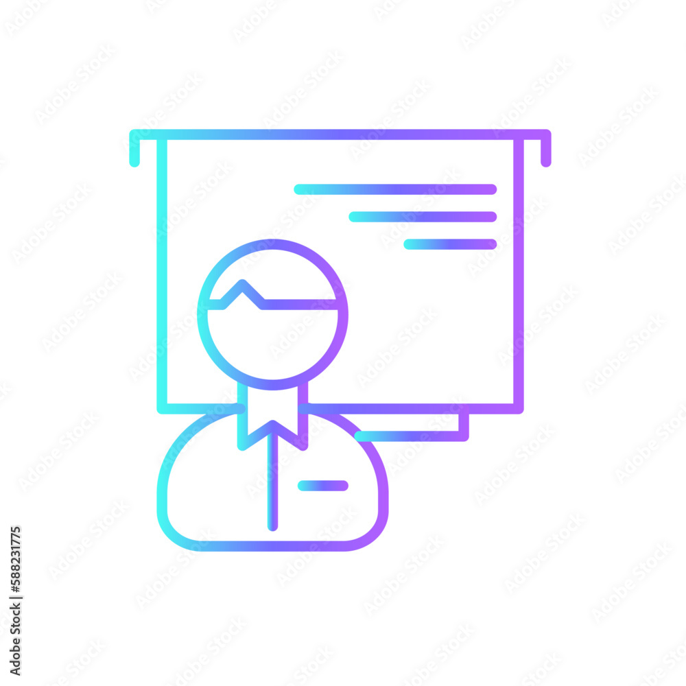 Planning Teamwork and Management icon with blue duotone style. strategy, concept, schedule, target, process, reminder, goal. Vector illustration Planning Teamwork and Management icon with blue duotone style. strategy, concept, schedule, target, process, reminder, goal. Vector illustration