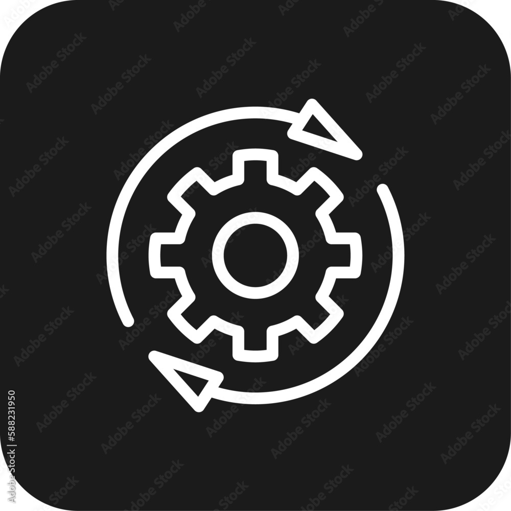 Process Teamwork and Management icon with black filled line style. development, arrow, work, production, support, optimization, implement. Vector illustration Process Teamwork and Management icon with black filled line style. development, arrow, work, production, support, optimization, implement. Vector illustration