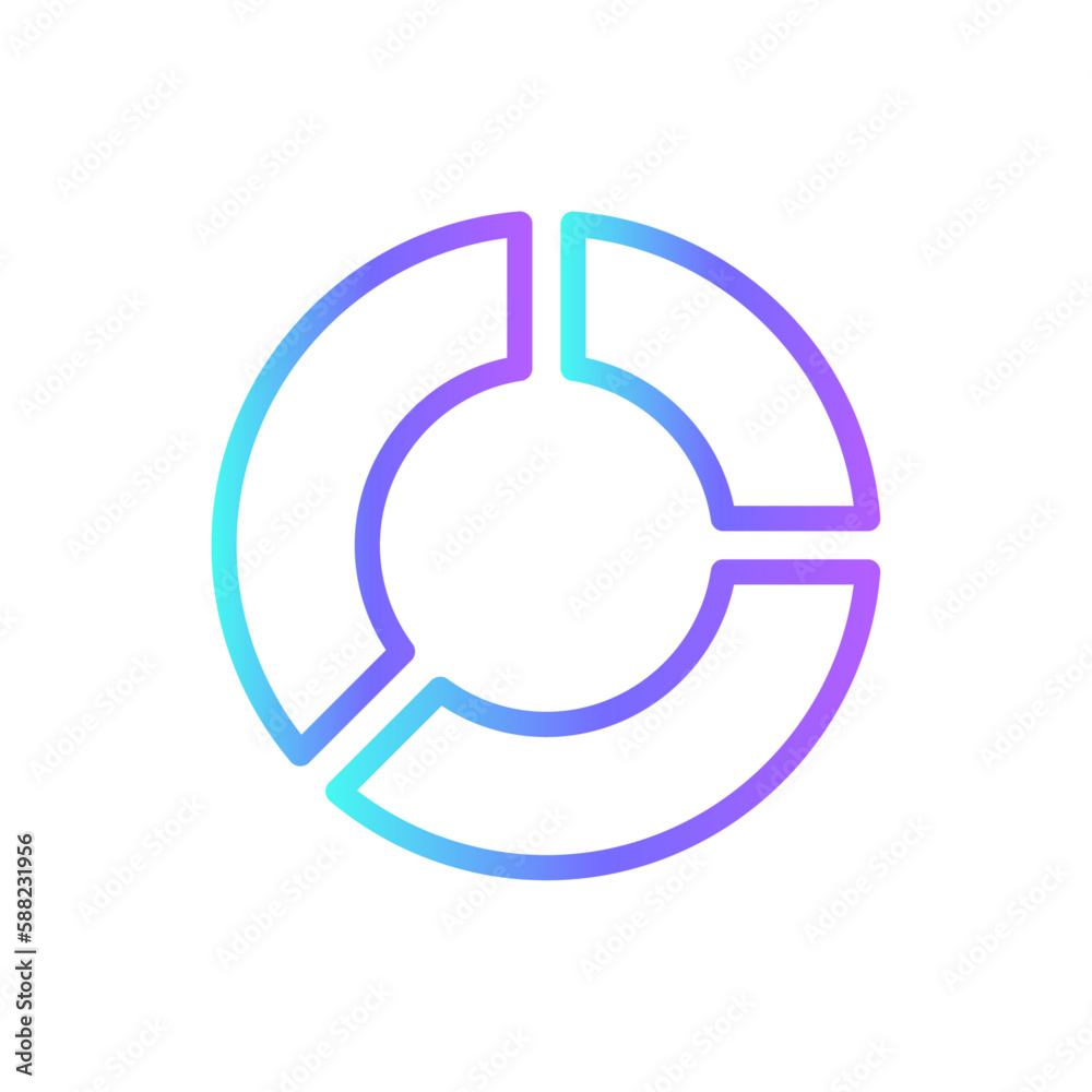 Chart Teamwork and Management icon with blue duotone style. diagram, graph, data, pictogram, presentation, infographic, information. Vector illustration Chart Teamwork and Management icon with blue duotone style. diagram, graph, data, pictogram, presentation, infographic, information. Vector illustration