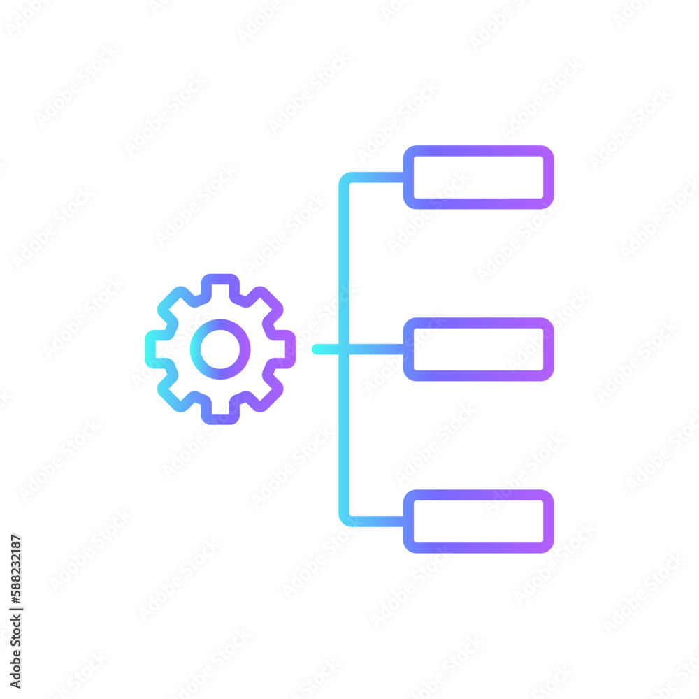 Project Management Teamwork and Management icon with blue duotone style. concept, planning, schedule, organization, report, strategy, process. Vector illustration Project Management Teamwork and Management icon with blue duotone style. concept, planning, schedule, organization, report, strategy, process. Vector illustration
