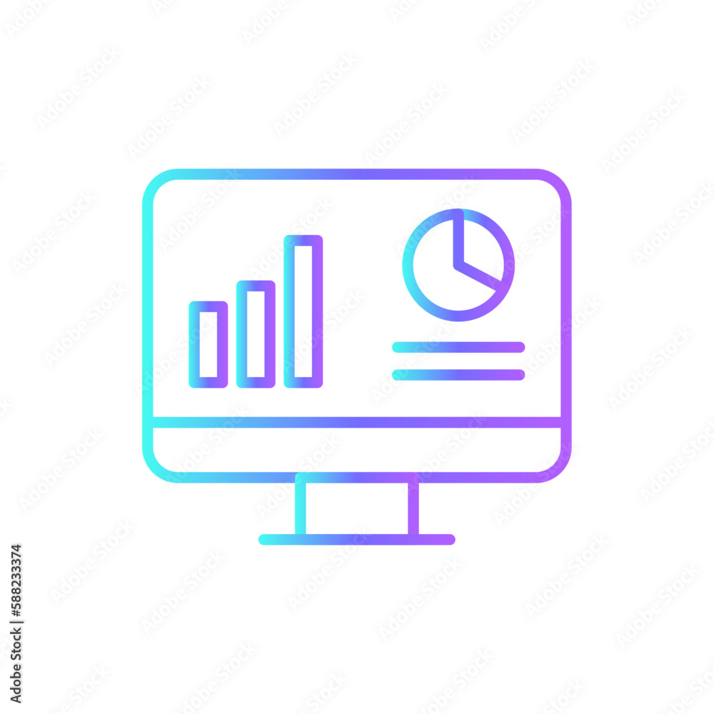 Business report Business people icon with blue duotone style. document, data, graph, chart, analysis, graphic, growth. Vector illustration Business report Business people icon with blue duotone style. document, data, graph, chart, analysis, graphic, growth. Vector illustration
