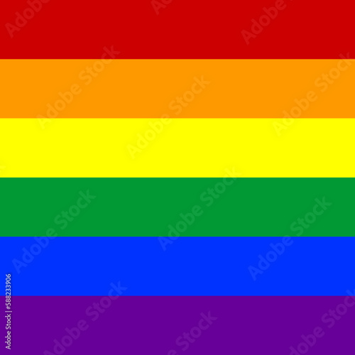 Pride Rainbow Stripe Background. Horizontal Stripe Background