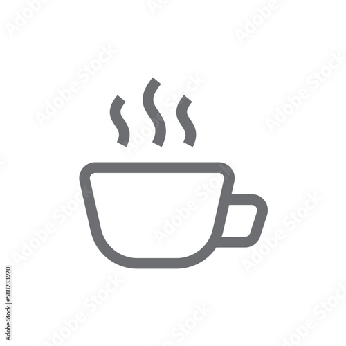Coffebreak Business people icon with black outline style. cup  grinder  drink  beverage  machine  barista  coffee. Vector illustration