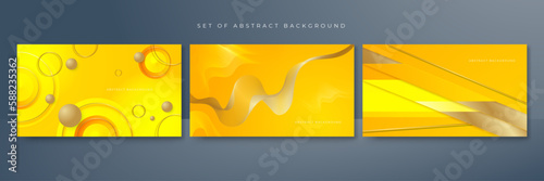 Abstract yellow vector background