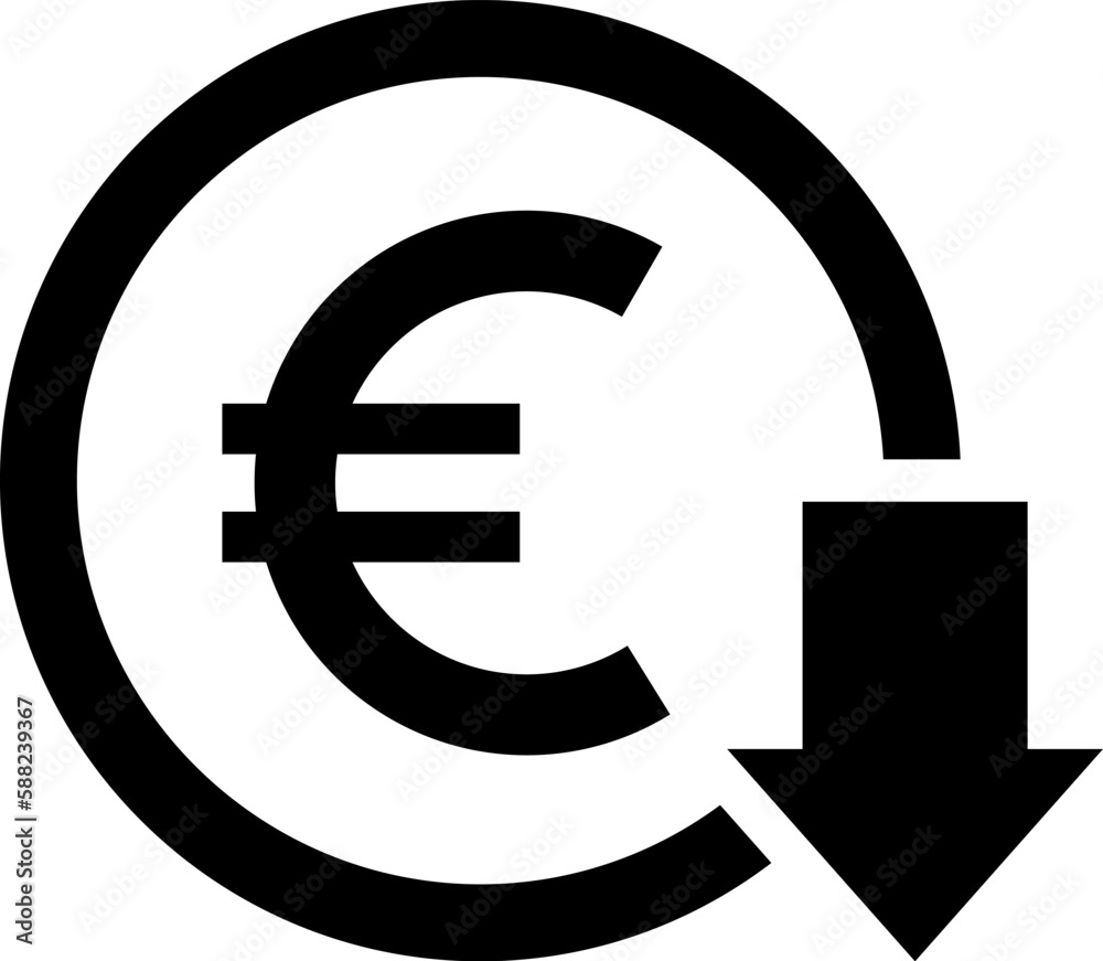 Cost reduction. Cost increase icon. Price reduced, discount icon. Financial vector illustration. Cost reduction. Cost increase icon. Price reduced, discount icon. Financial vector illustration.