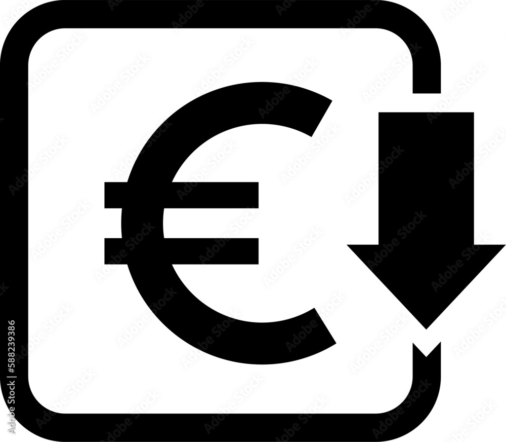 Obraz premium Cost reduction. Cost increase icon. Price reduced, discount icon. Financial vector illustration.