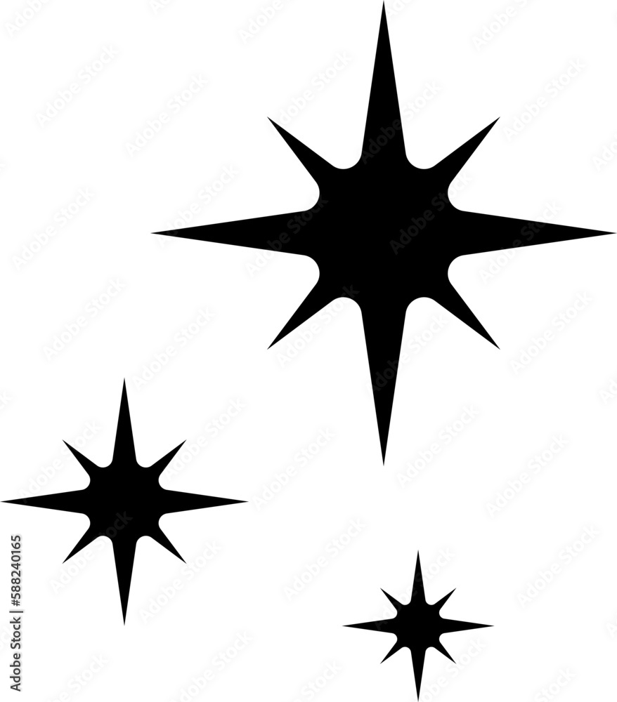 Star icon. Shiny and sparkle pictogram, blink glitter and glowing symbol. Vector night sky decorative boho elements isolated. Star icon. Shiny and sparkle pictogram, blink glitter and glowing symbol. Vector night sky decorative boho elements isolated.