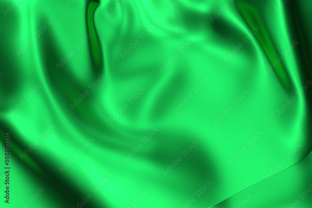 Abstract Green Silk Fabric Background. Abstract Green Silk Fabric Background.