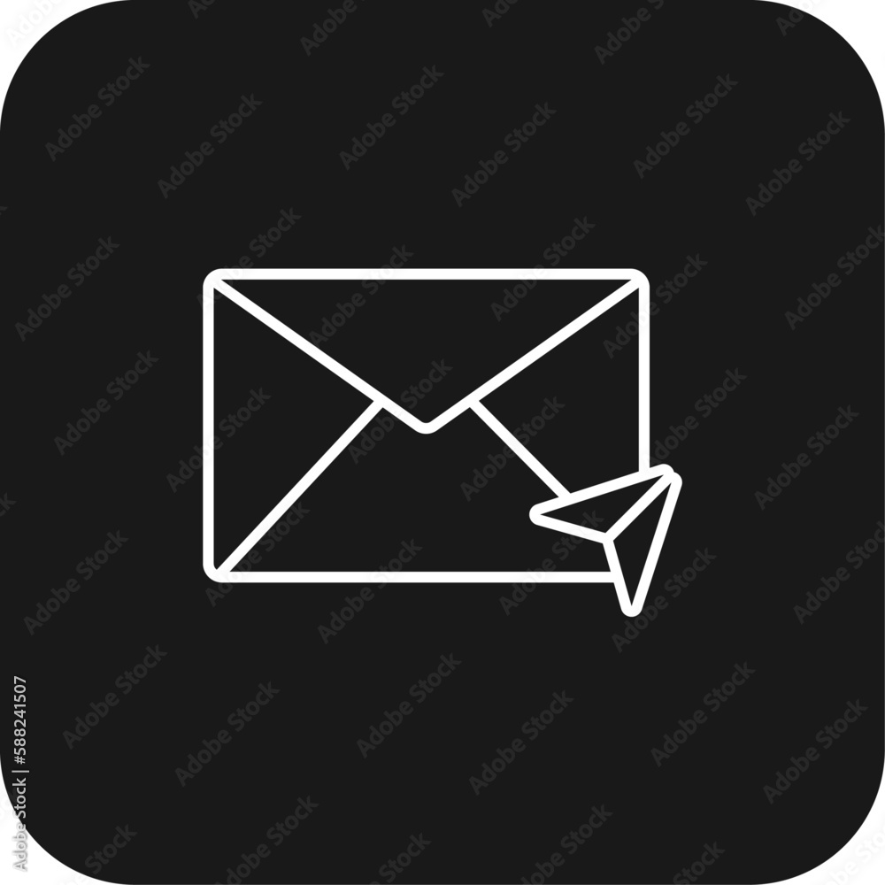 Newsletter Marketing icon with black filled line style. message, paper, letter, email, envelope, send, address. Vector illustration Newsletter Marketing icon with black filled line style. message, paper, letter, email, envelope, send, address. Vector illustration