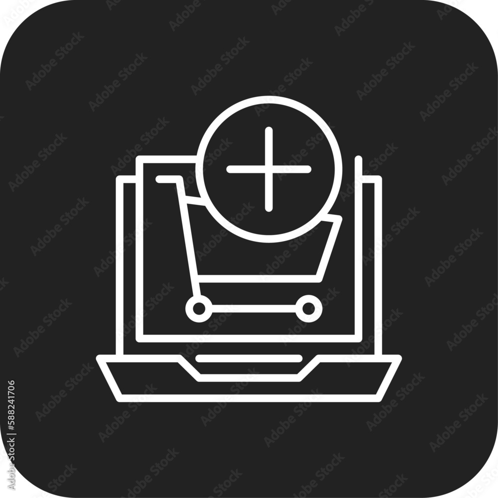 Online Marketing icon with black filled line style. internet, web, website, social, network, connection, mobile. Vector illustration Online Marketing icon with black filled line style. internet, web, website, social, network, connection, mobile. Vector illustration