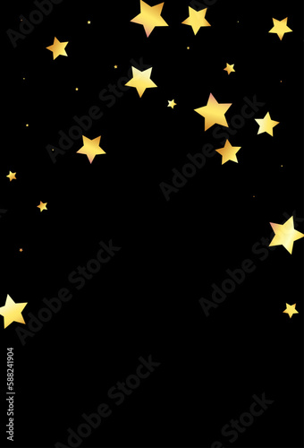 Shiny Confetti Vector Black Background. Luxurious