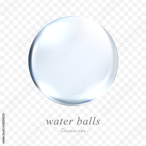 water balls vector data (Opaque type)