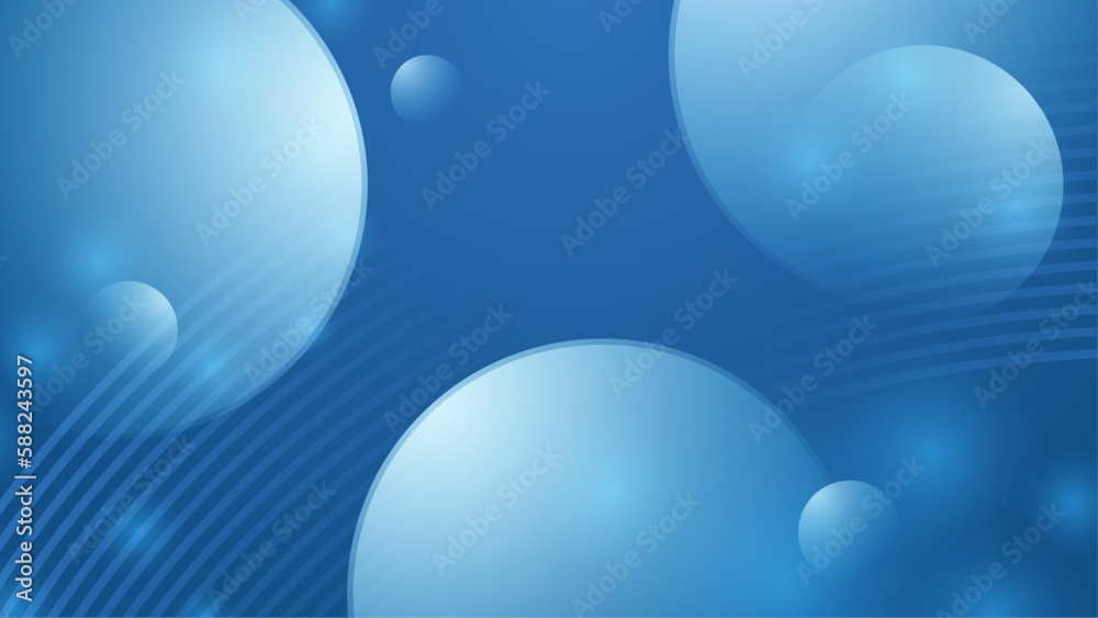 Blue abstract wave background with copy space.