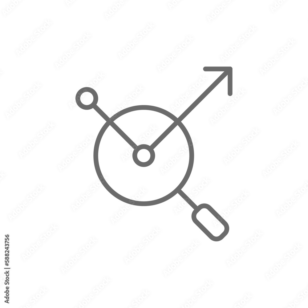Analysis Data analysis icon with black outline style. research, information, diagram, growth, management, concept, statistics. Vector illustration Analysis Data analysis icon with black outline style. research, information, diagram, growth, management, concept, statistics. Vector illustration