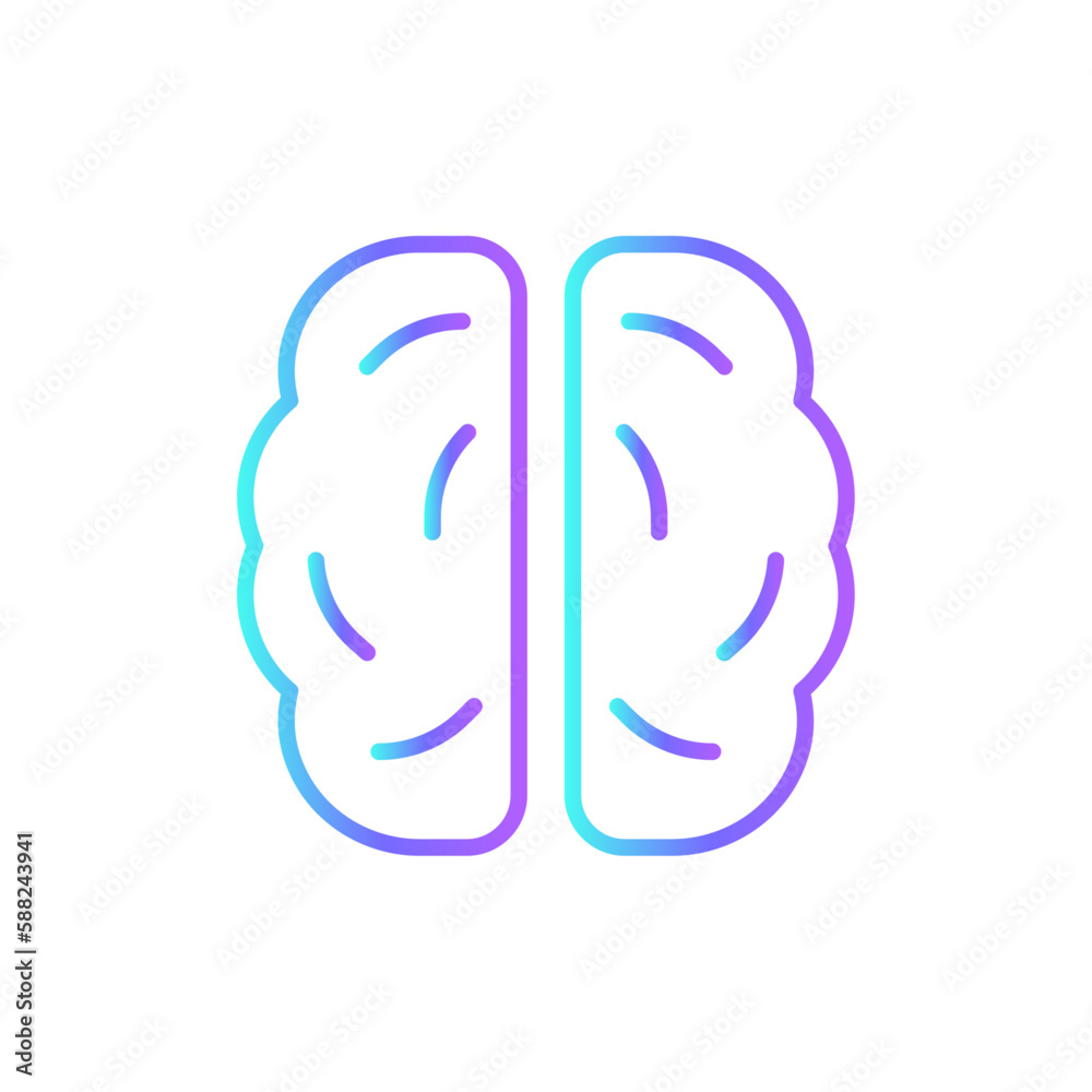 Brainstorming Data analysis icon with blue duotone style. idea, success, solution, strategy, creative, innovation, planning. Vector illustration Brainstorming Data analysis icon with blue duotone style. idea, success, solution, strategy, creative, innovation, planning. Vector illustration