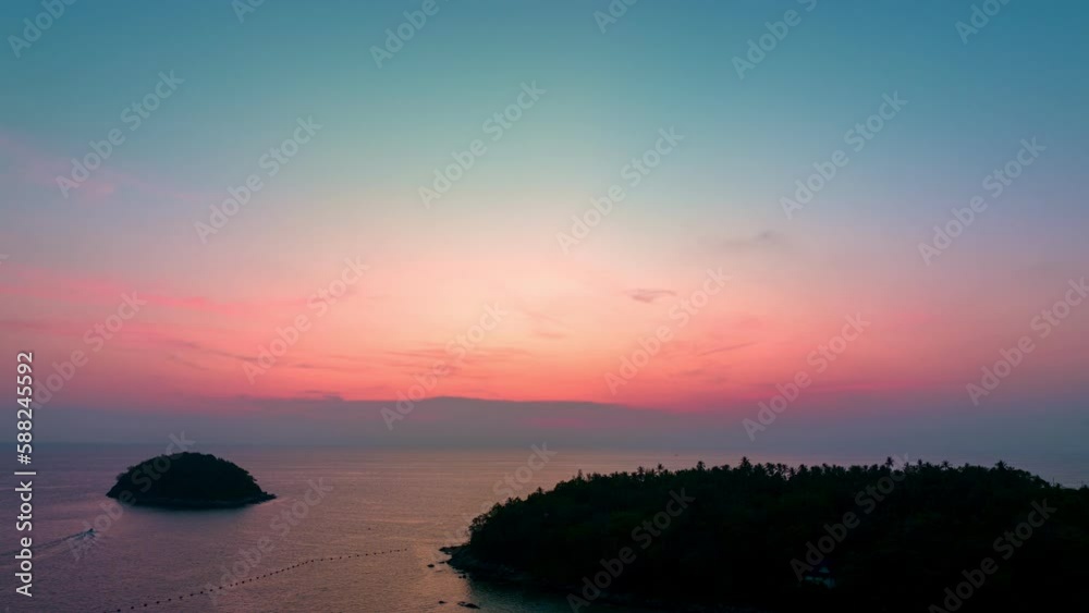 .aerial hyper lapse view beautiful pink light in blue cloud at sunset..video 4K. Nature video High quality footage. .Scene of Colorful romantic sky in sunset with cloud in the sky background. .aerial hyper lapse view beautiful pink light in blue cloud at sunset..video 4K. Nature video High quality footage. .Scene of Colorful romantic sky in sunset with cloud in the sky background.