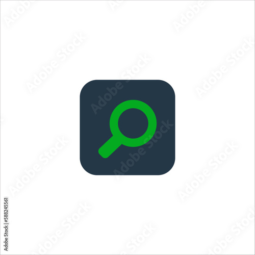 Search Icon. Magnifying gla...