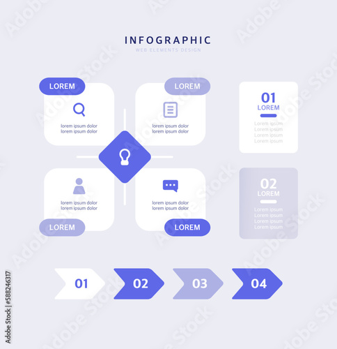 Business Element Infographic Design 