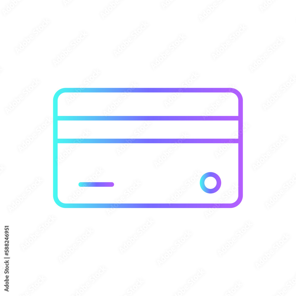 Payment E-Commers icon with blue duotone style. finance, credit, card, atm, buy, pay, wealth. Vector illustration