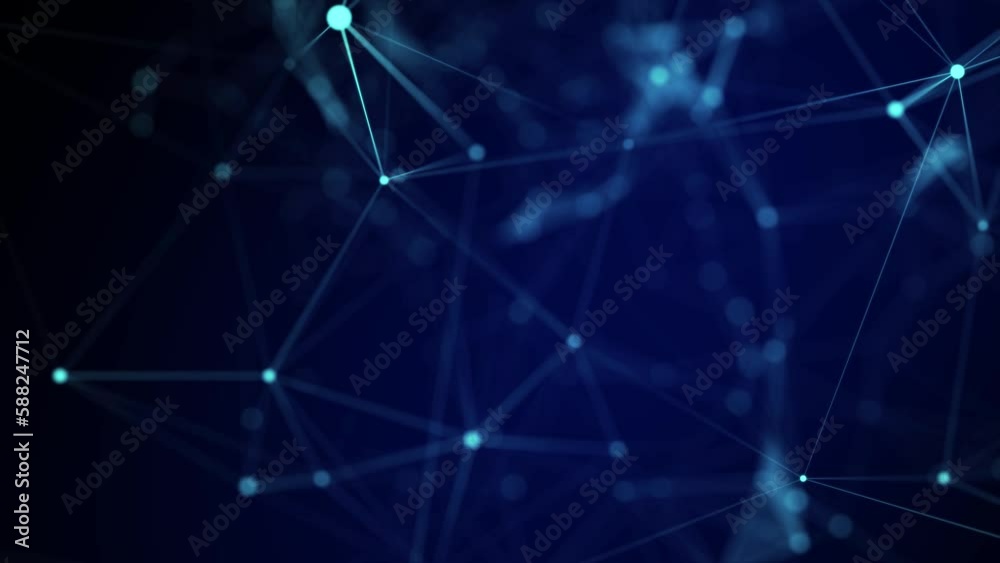 Futuristic geometric flow with connecting points and lines. Abstract blue digital background. Global network concept. Big data complex with compounds. 3D rendering. Futuristic geometric flow with connecting points and lines. Abstract blue digital background. Global network concept. Big data complex with compounds. 3D rendering.