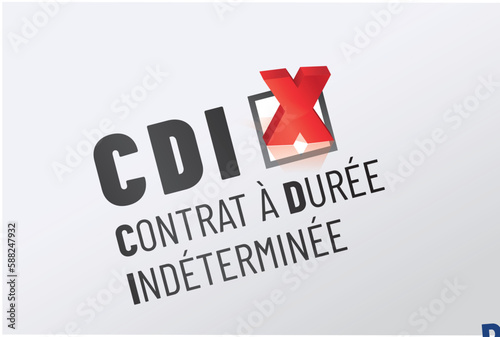 CDI - contrat à durée indéterminée 
