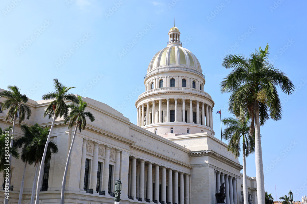 National Capitol (Capitolio Nacional) building in Havana, Cuba